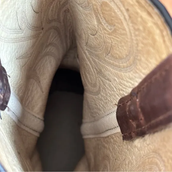 🤠 Dan Post Western Leather Cowboy Boots - size 8