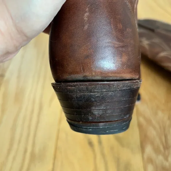 🤠 Dan Post Western Leather Cowboy Boots - size 8
