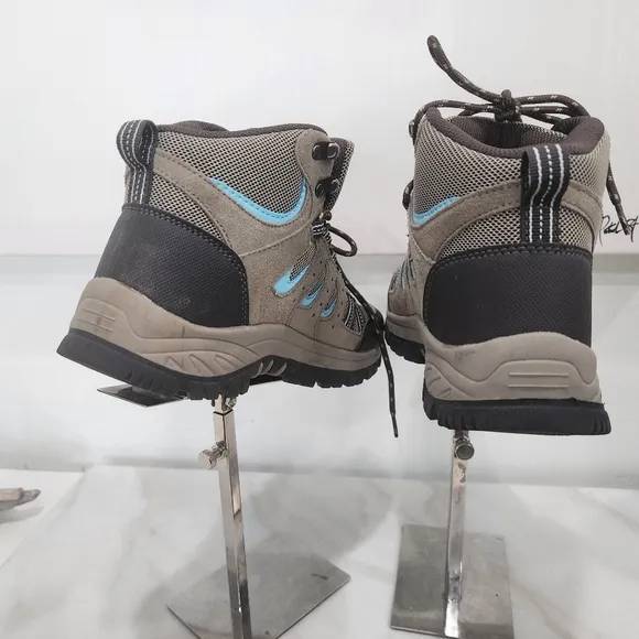 [ DENALI] Women's or boys ALPINE-SIZE 5.5 brown/gray/blue hi top hiking boots