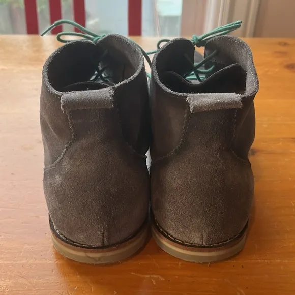 🇪🇸 Rogue suede chukka boots lace up charcoal gray green size 12