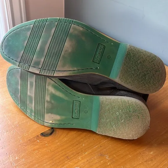 🇪🇸 Rogue suede chukka boots lace up charcoal gray green size 12