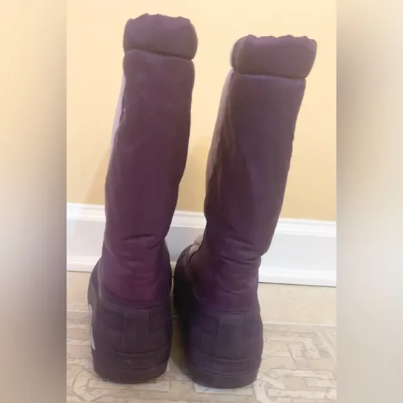 🔥 SOREL snow winter purple boots youth girls size 3