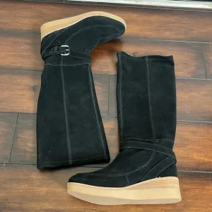 10 Crosby by Derek Lam Edie Boots size 6.5 Suede Equestrian Preppy New