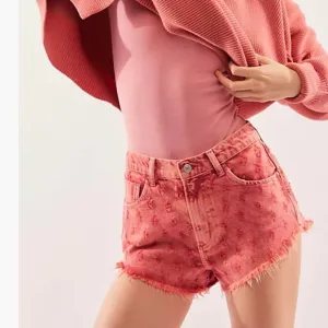 #14 NWT Free People Mixed Emotions High Rise Short in Dragonfruit Sorbet