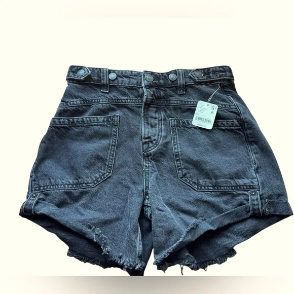 #3 NWT Free People Palmer Mid Rise Short in Outer Space