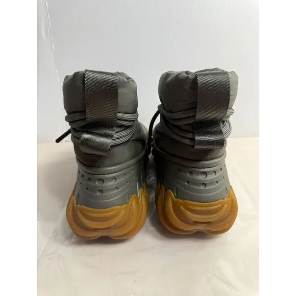 .5046 Crocs Grey, Snow Boots-US 8 Mens