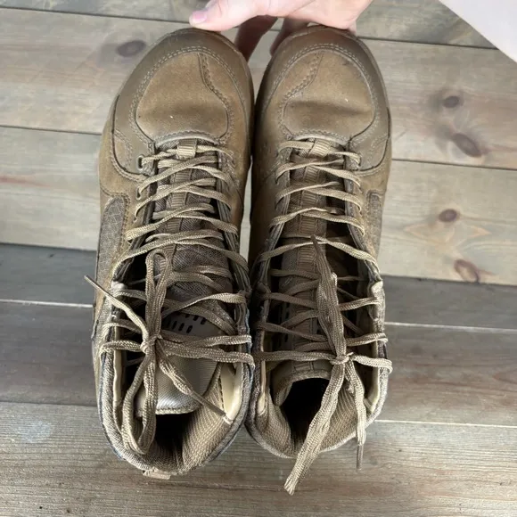 5.11 tactical halcyon mens size 9 shoes brown waterproof military combat boots