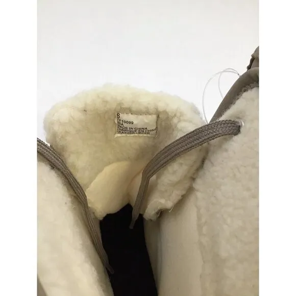 Absolute Canada Womens Size 6 Winter Snow Boots- Grey/Black Lined
