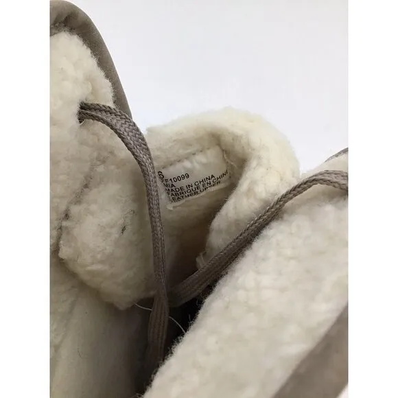 Absolute Canada Womens Size 6 Winter Snow Boots- Grey/Black Lined