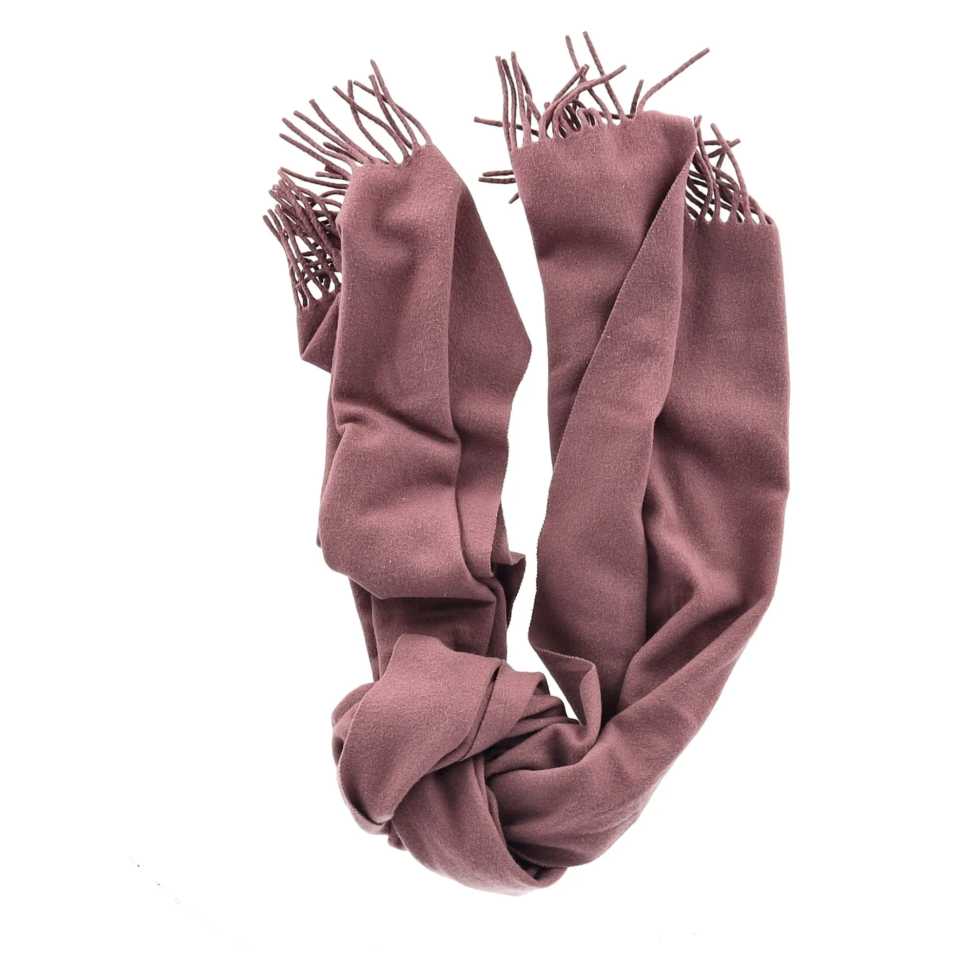 Acne Studios Fringed Scarf in Rose Wool
