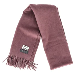 Acne Studios Fringed Scarf in Rose Wool