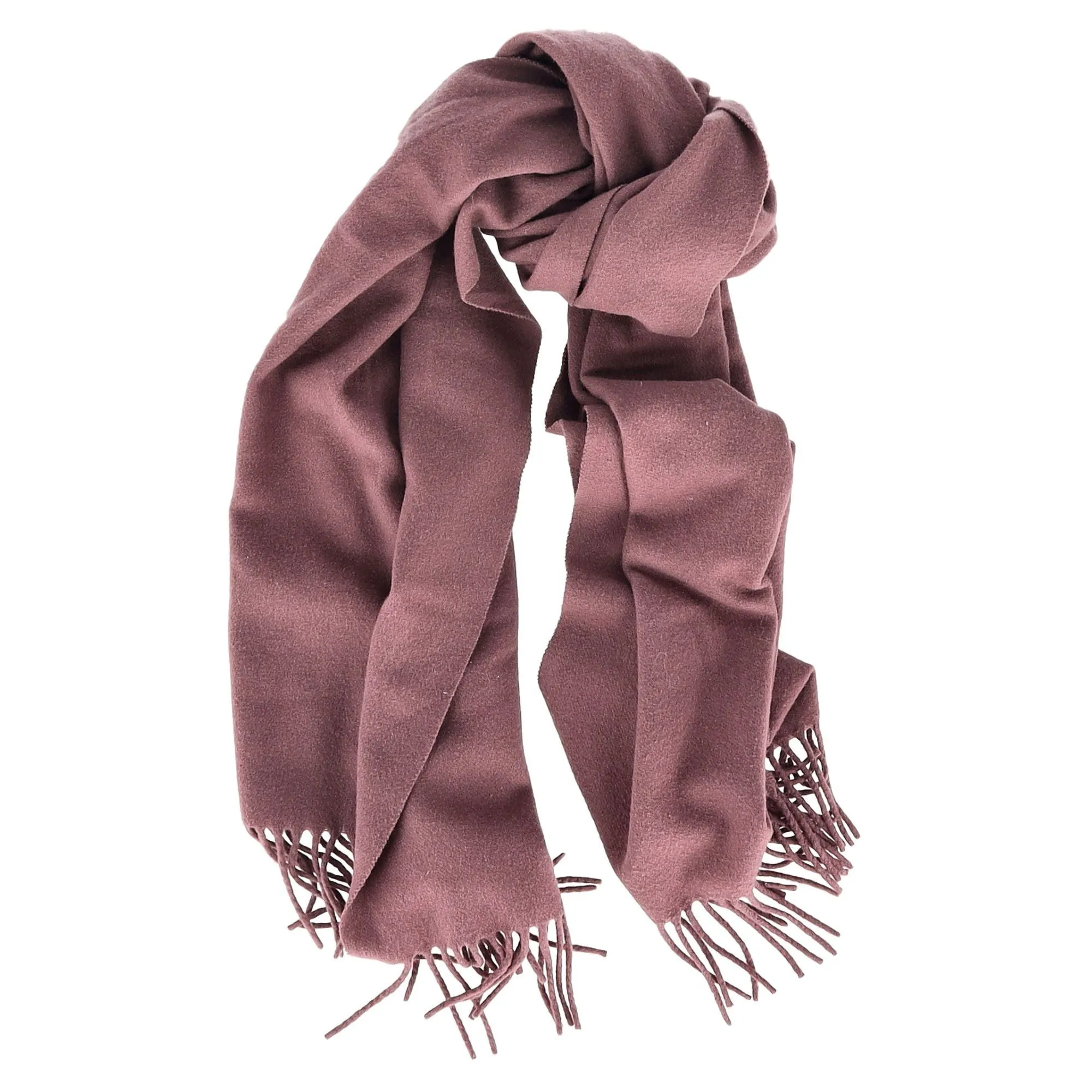 Acne Studios Fringed Scarf in Rose Wool