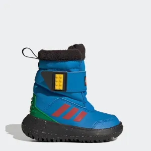 Adidas x LEGO Winterplay Winter Boots Shock Blue Red Sz 7