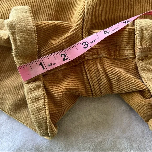 Afends Tyler Corduroy Shorts in Apricot Cream