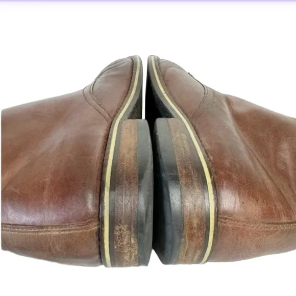 Alfani Jason Brown Leather Chukka Boots Sz 10