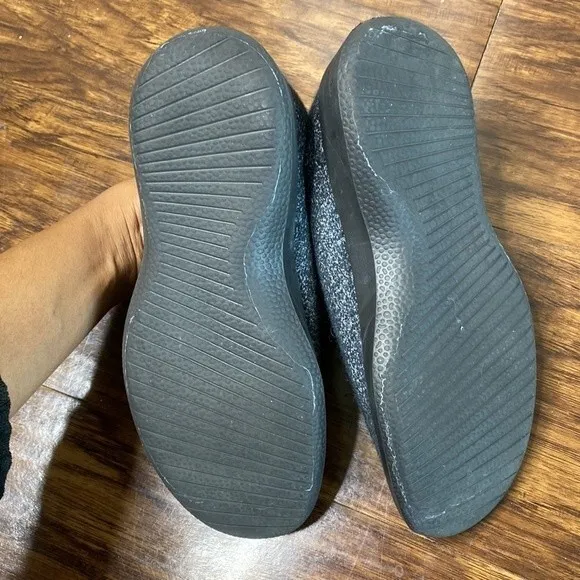 All Birds Wool Runner Mizzles Blue Gray With Black Soles 6