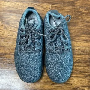 All Birds Wool Runner Mizzles Blue Gray With Black Soles 6