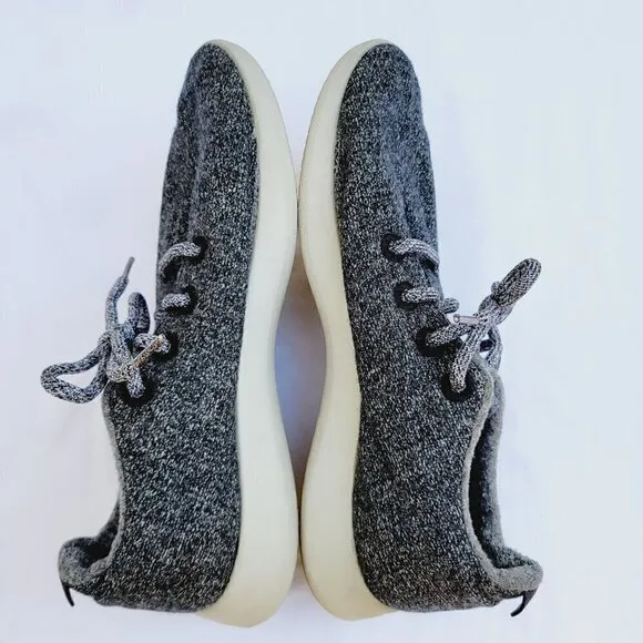Allbirds Men's Natural Grey Wool Runners Lace-up Shoes - size 9