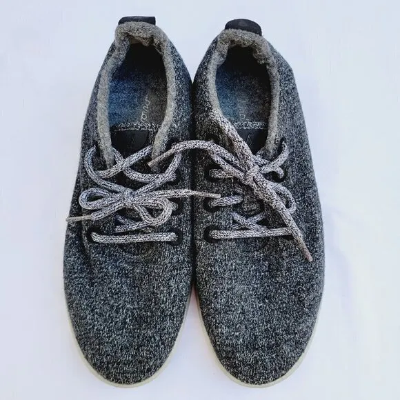 Allbirds Men's Natural Grey Wool Runners Lace-up Shoes - size 9