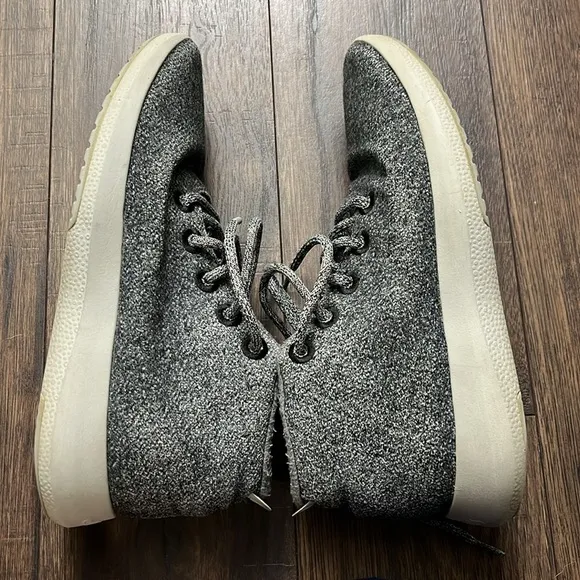 Allbirds Men’s Runner Up Mizzle Wool High Top Gray Sneakers Size 11