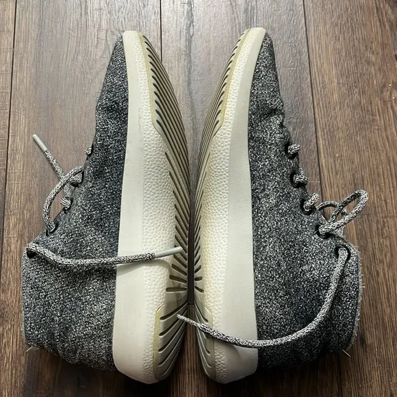 Allbirds Men’s Runner Up Mizzle Wool High Top Gray Sneakers Size 11