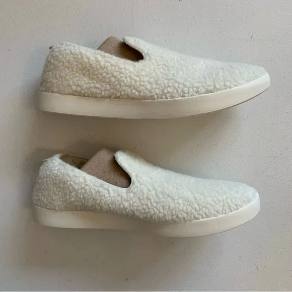 Allbirds Mens Size 11 Natural White (Cream) Wool Lounger Fluff NEW IN BOX