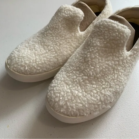 Allbirds Men’s Size 13 Natural White (Cream) Wool Lounger Fluff NEW IN BOX