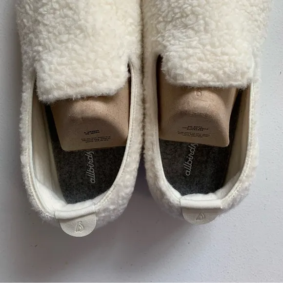 Allbirds Men’s Size 13 Natural White (Cream) Wool Lounger Fluff NEW IN BOX