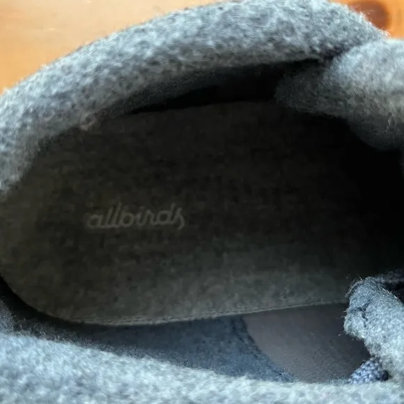Allbirds Mens Wool Runner-up Mizzle High Top Sneaker Walking Natural Black 11