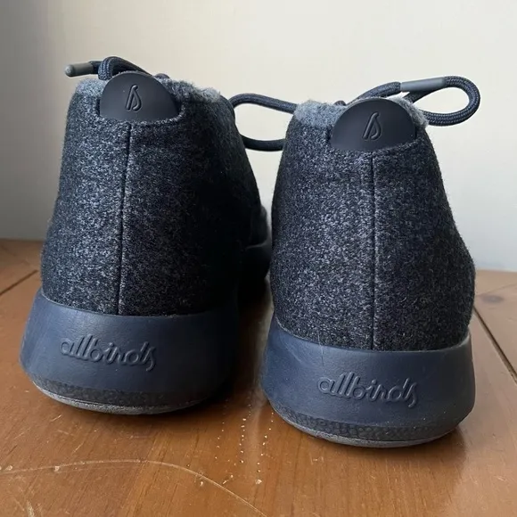 Allbirds Mens Wool Runner-up Mizzle High Top Sneaker Walking Natural Black 11