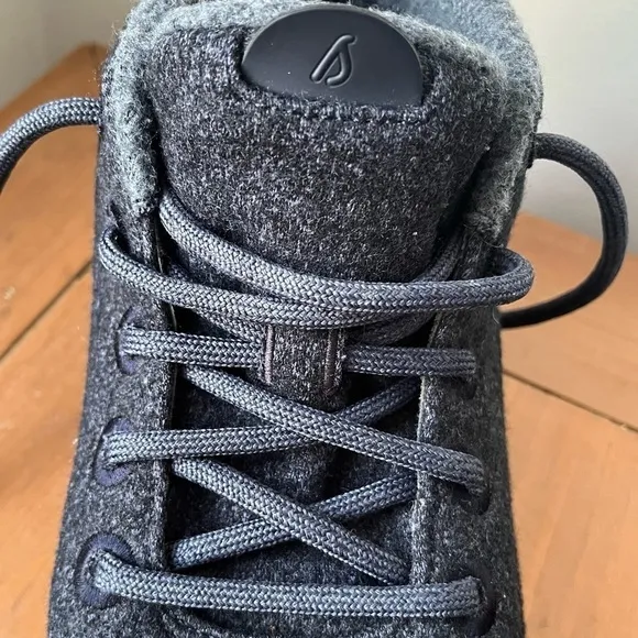 Allbirds Mens Wool Runner-up Mizzle High Top Sneaker Walking Natural Black 11
