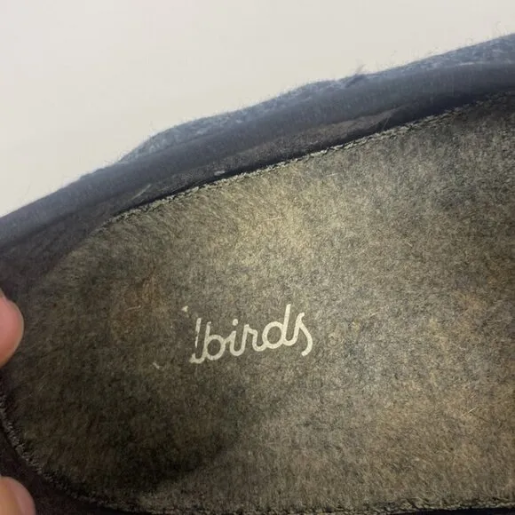 AllBirds Merino Wool Loungers Wool Charcoal Grey Black Shoes Women's - Size W7