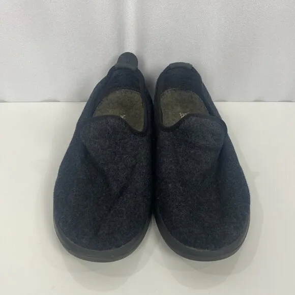 AllBirds Merino Wool Loungers Wool Charcoal Grey Black Shoes Women's - Size W7