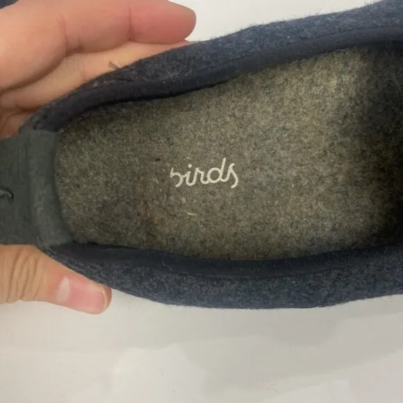 AllBirds Merino Wool Loungers Wool Charcoal Grey Black Shoes Women's - Size W7