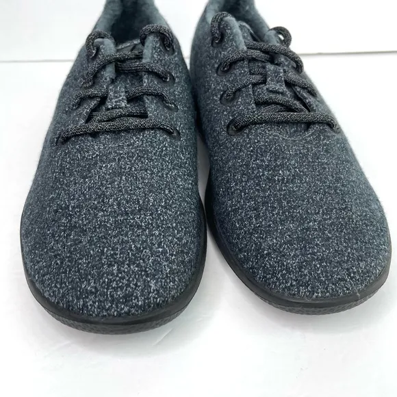 ALLBIRDS Wool Runners Sneakers Dark Kea Green With Black Sole Size 10
