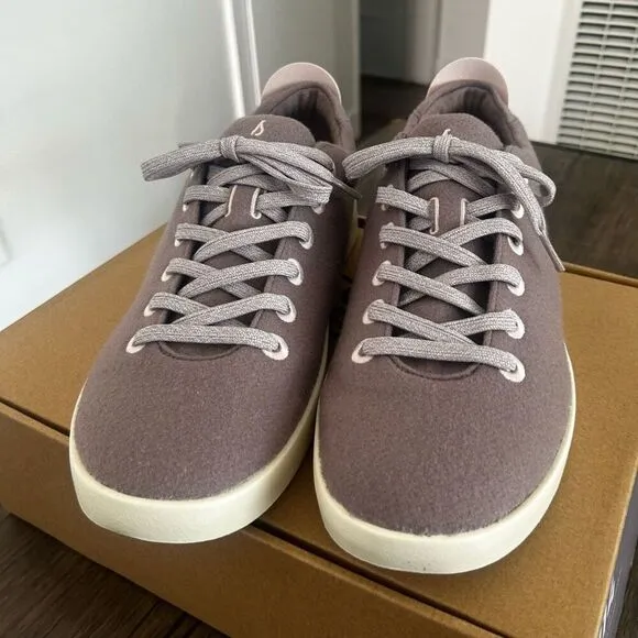 Allbirds Wool Piper Hazy Mauve Blizzard Athletic Shoes Men's Size 14 NIB NEW