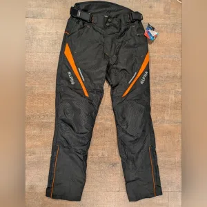 Alpha Cycle Gear Pants Mens 32- Padded Motorcycle Riding Racing Moto