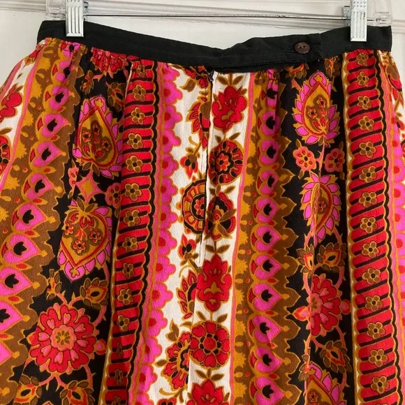 AMAZING handmade vintage 60s 70s Maxi Skirt