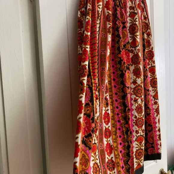 AMAZING handmade vintage 60s 70s Maxi Skirt