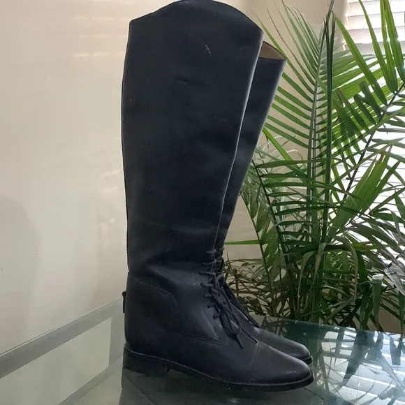 AMAZONAS CAVALIER Equestrian  Genuine Leather Knee High Riding Boots
