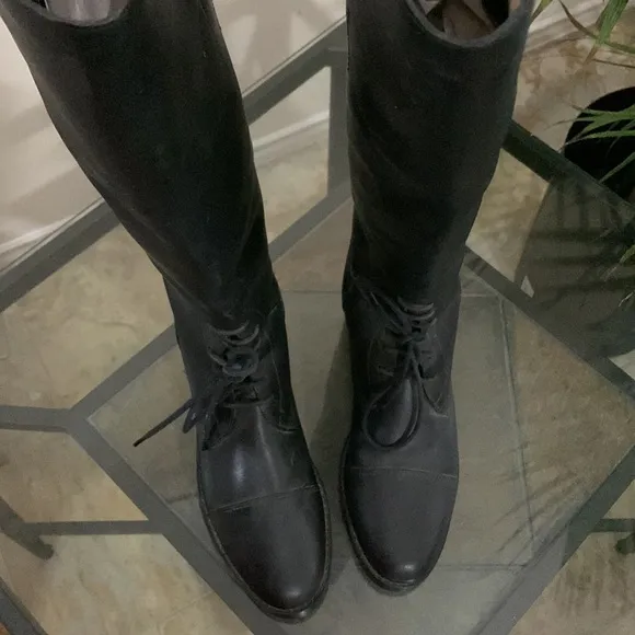 AMAZONAS CAVALIER Equestrian  Genuine Leather Knee High Riding Boots
