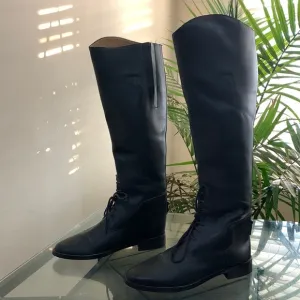 AMAZONAS CAVALIER Equestrian  Genuine Leather Knee High Riding Boots