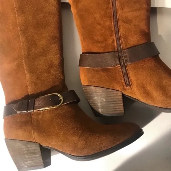AMERICAN RAG Tegan Suede Riding Boots