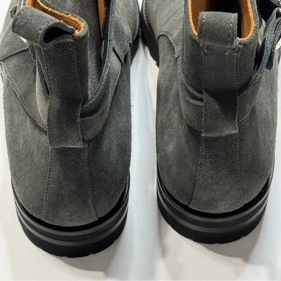 Animas Code Gray Perforated Toe Lux Suede Equestrian Ankle Boots Men’s Size 11