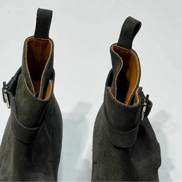 Animas Code Gray Perforated Toe Lux Suede Equestrian Ankle Boots Men’s Size 11