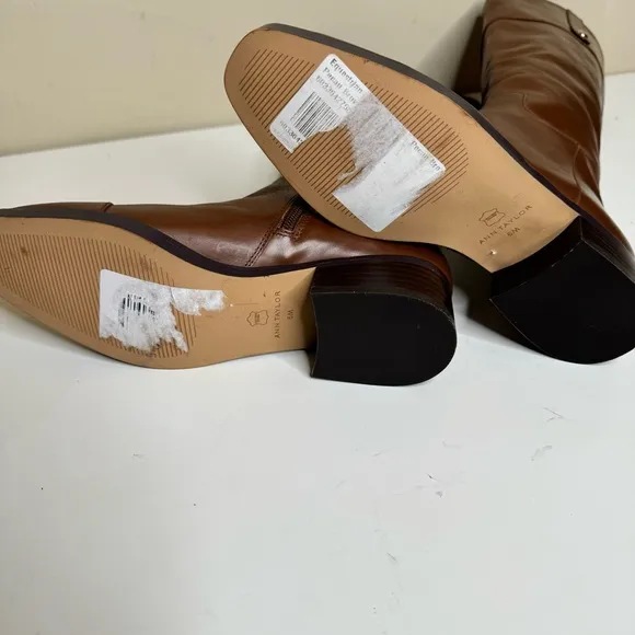 Ann Taylor Equestrian Leather Boots size 6