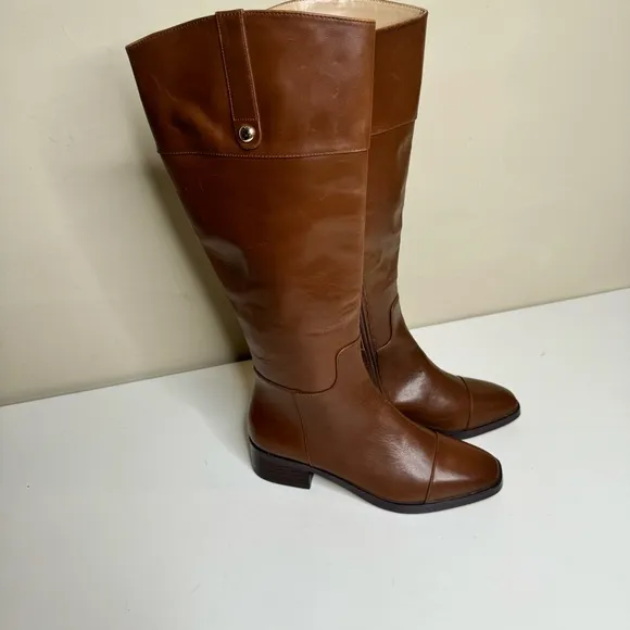 Ann Taylor Equestrian Leather Boots size 6