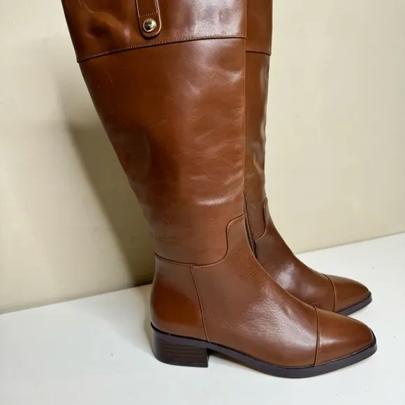 Ann Taylor Equestrian Leather Boots size 6