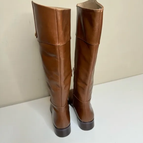 Ann Taylor Equestrian Leather Boots size 6