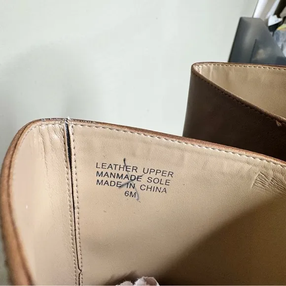 Ann Taylor Equestrian Leather Boots size 6